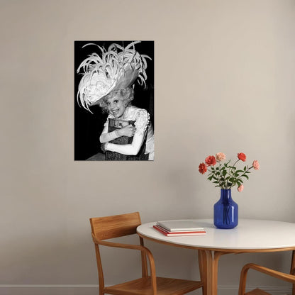Carol Channing Modeling A Hat Poster Wall Art Print Home Wall Decor