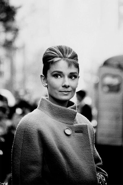 Hepburn Audrey Model Actress Poster Wall Art Print Home Wall Decor