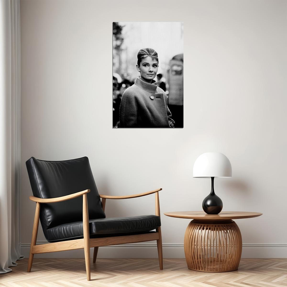 Hepburn Audrey Model Actress Poster Wall Art Print Home Wall Decor