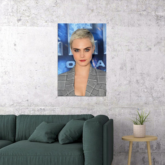 Cara Delevingne Model Actress Poster Wall Art Print Home Wall Decor
