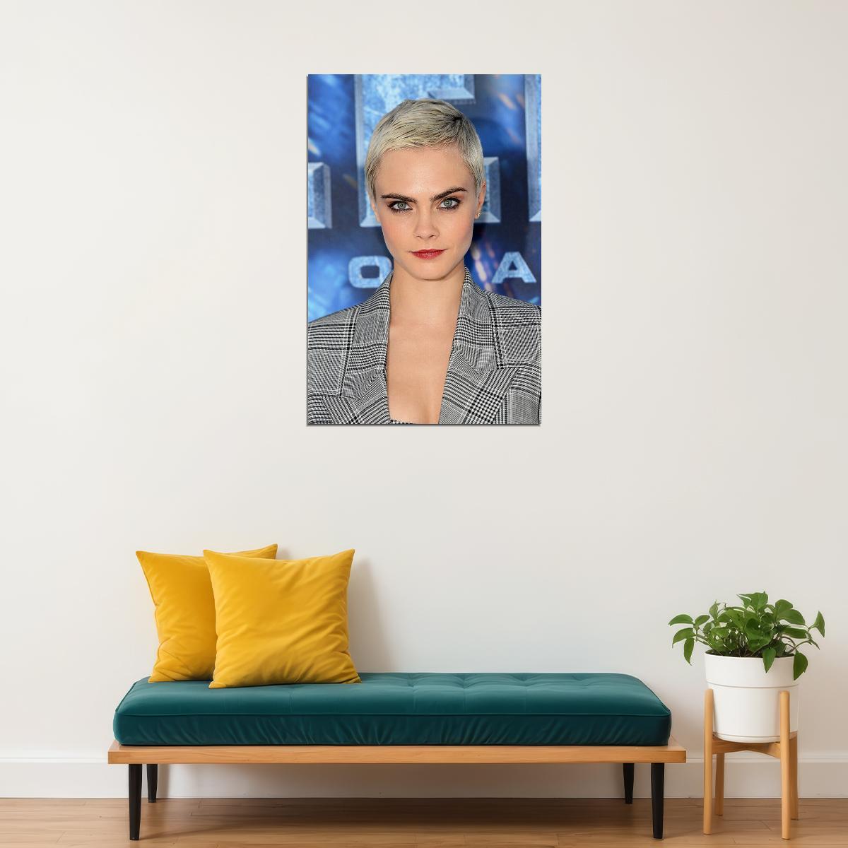 Cara Delevingne Model Actress Poster Wall Art Print Home Wall Decor