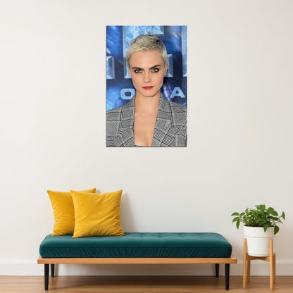 Cara Delevingne Model Actress Poster Wall Art Print Home Wall Decor