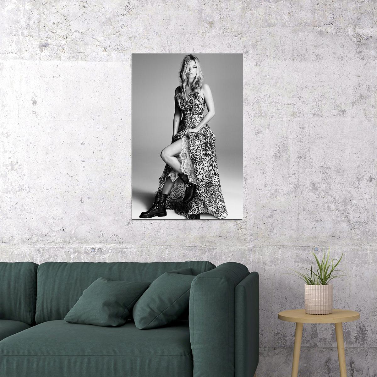 Kate Moss Spring Model And Idol Poster Wall Art Print Home Wall Decor