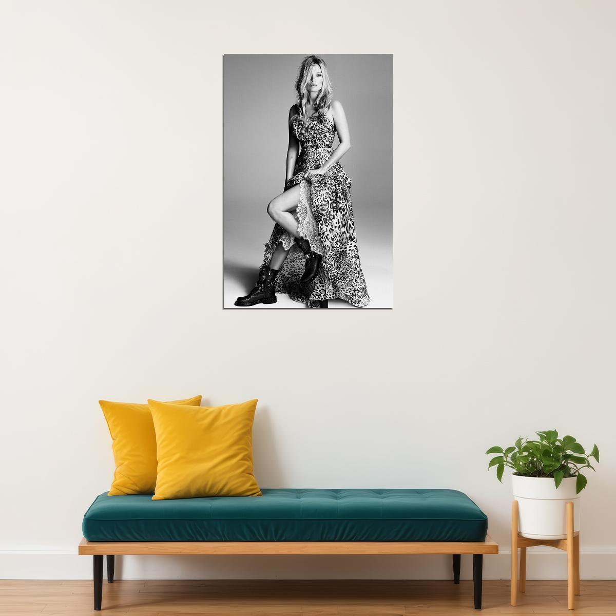 Kate Moss Spring Model And Idol Poster Wall Art Print Home Wall Decor