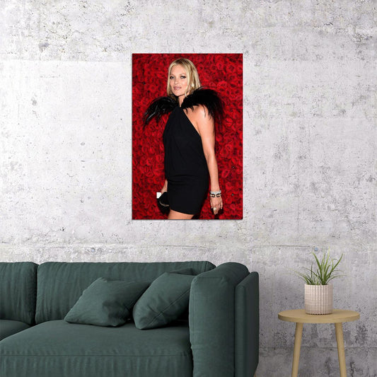 Kate Moss British Supermodel Poster Wall Art Print Home Wall Decor