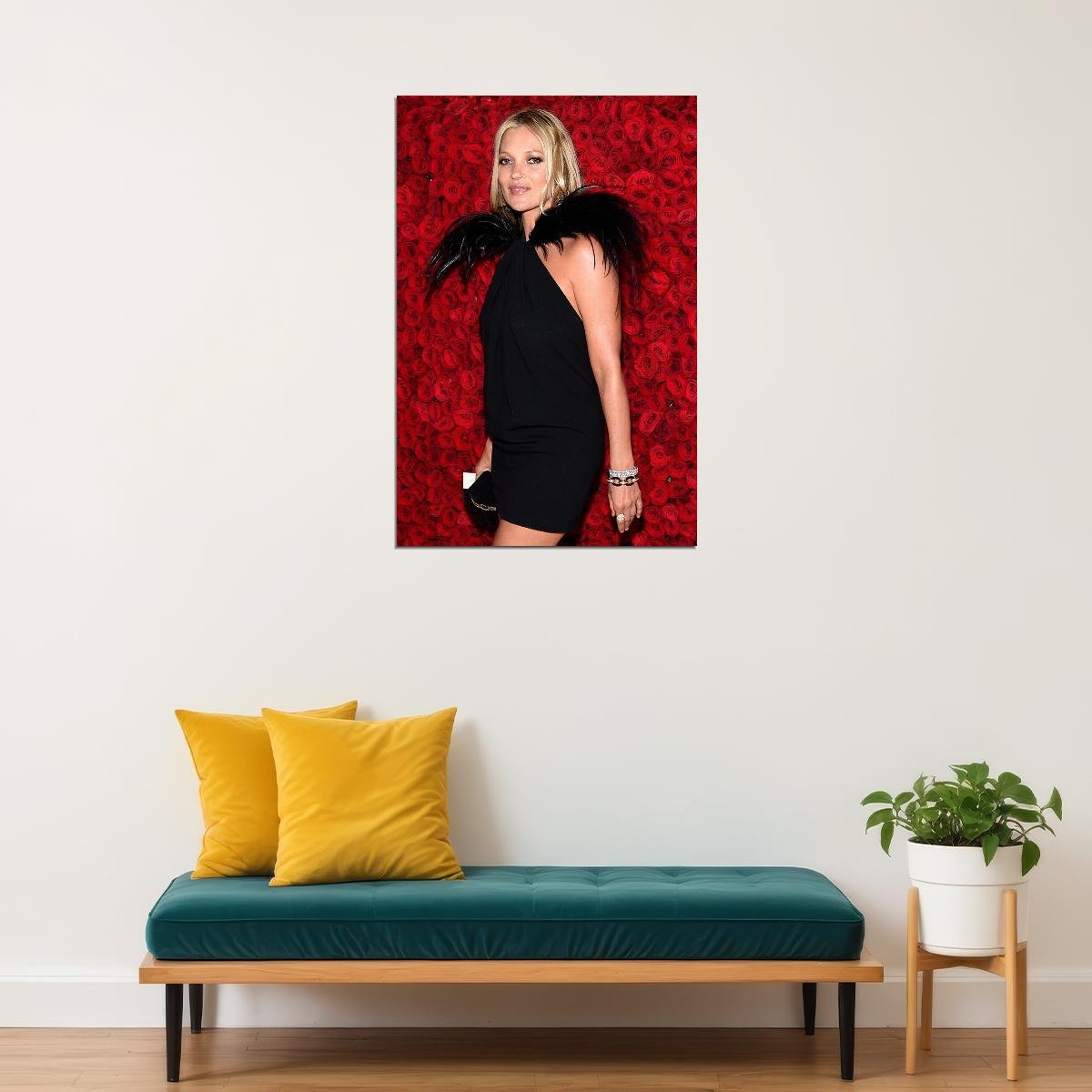 Kate Moss British Supermodel Poster Wall Art Print Home Wall Decor