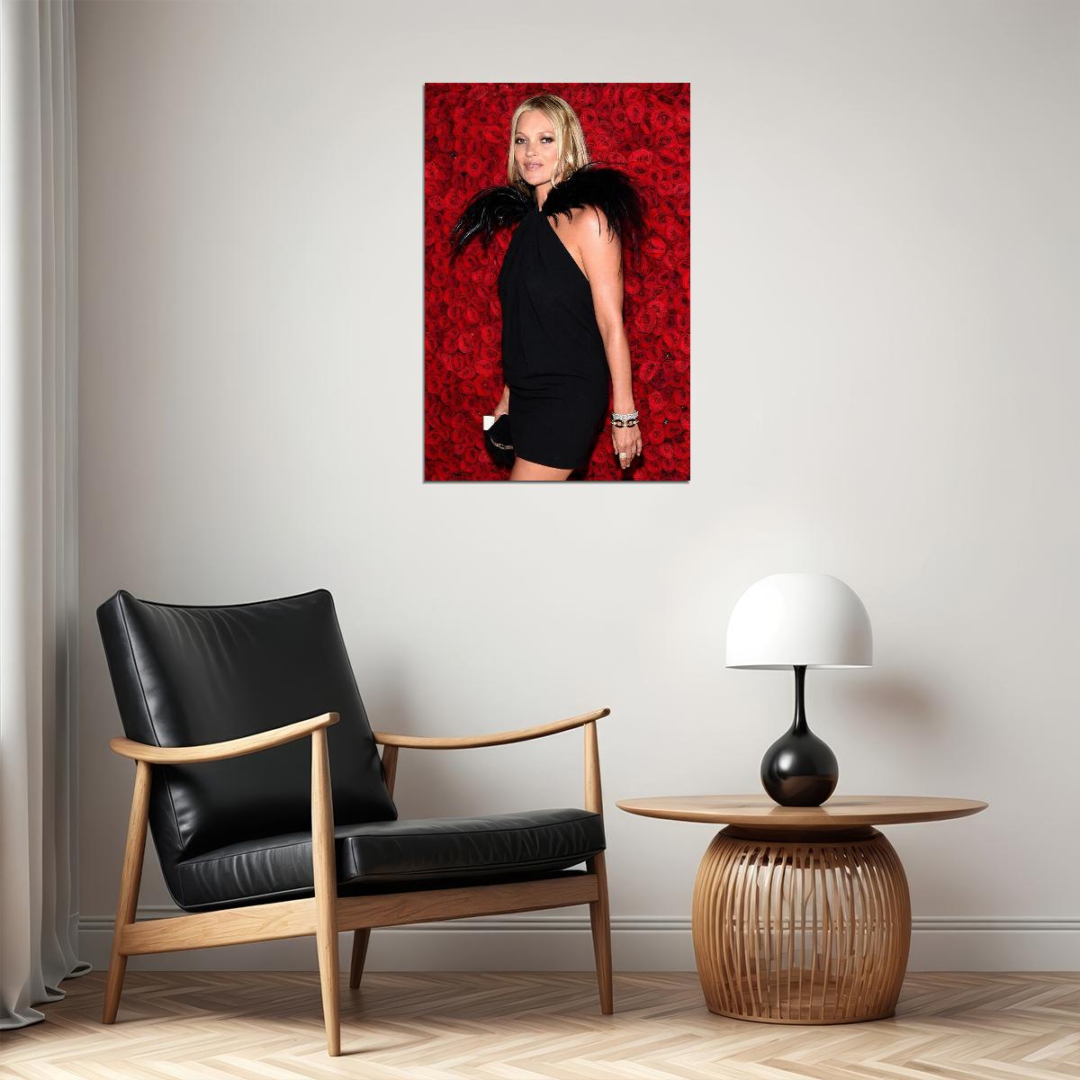 Kate Moss British Supermodel Poster Wall Art Print Home Wall Decor