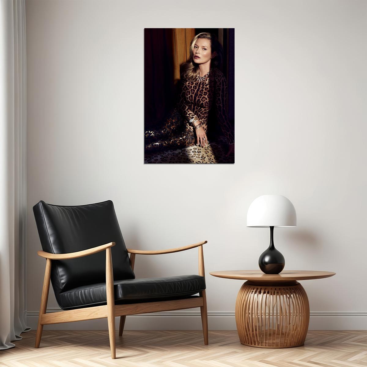 Kate Moss Supermodel Idol Poster Wall Art Print Home Wall Decor