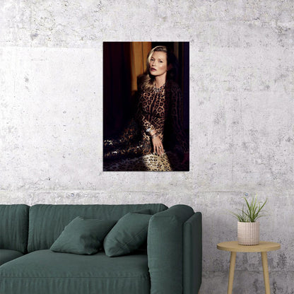 Kate Moss Supermodel Idol Poster Wall Art Print Home Wall Decor