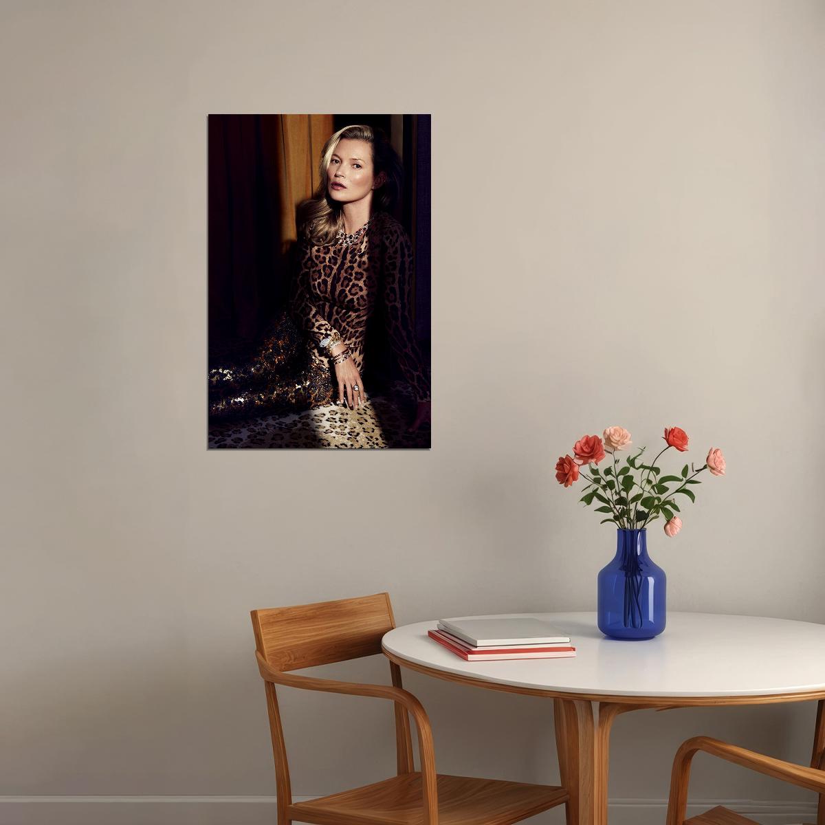 Kate Moss Supermodel Idol Poster Wall Art Print Home Wall Decor