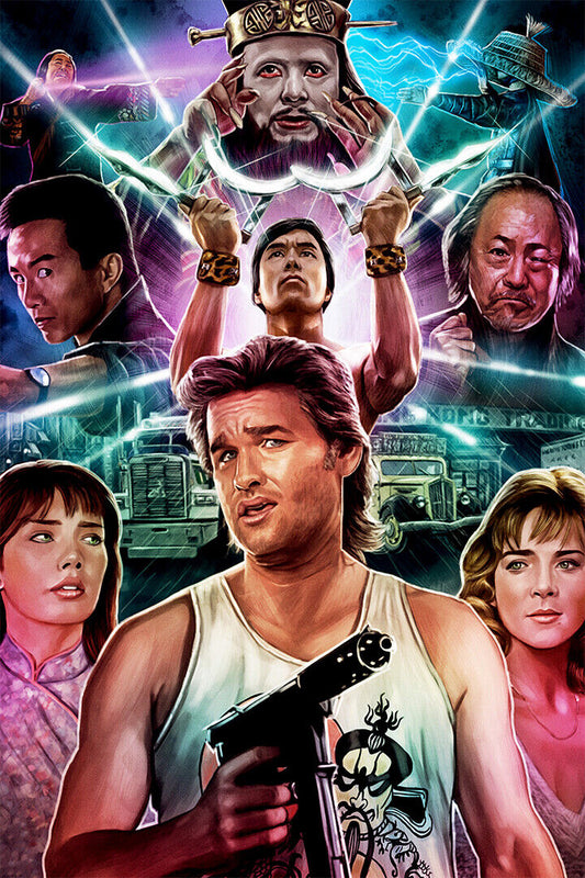 Big Trouble In Little China Classic Movie Action Poster Wall Art Print Home Wall Decor