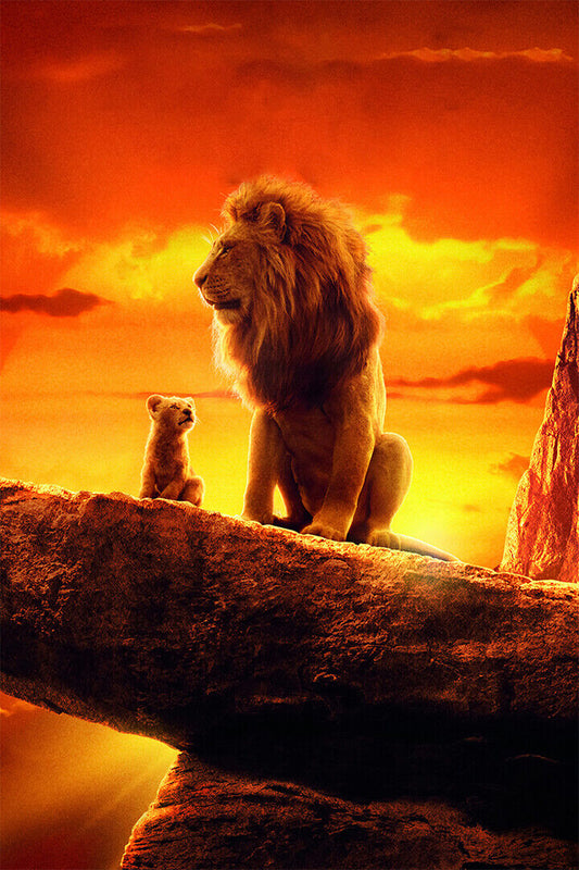 Lion King Movie Adventure Poster Wall Art Print Home Wall Decor