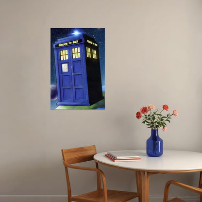 Dr Who Space Tardis Movie Comedy Poster Wall Art Print Home Wall Decor