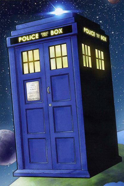 Dr Who Space Tardis Movie Comedy Poster Wall Art Print Home Wall Decor