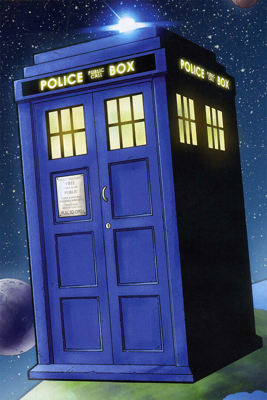 Dr Who Space Tardis Movie Comedy Poster Wall Art Print Home Wall Decor