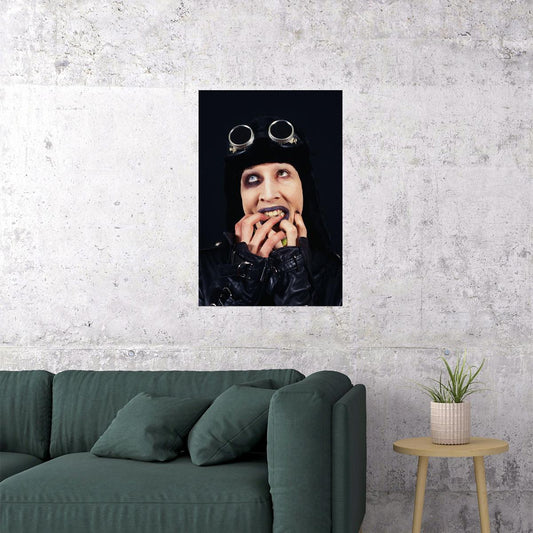 Marilyn Manson Rock Musician Actress Poster Wall Art Print Home Wall Decor