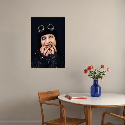 Marilyn Manson Rock Musician Actress Poster Wall Art Print Home Wall Decor