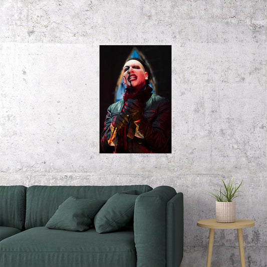 Marilyn Manson Singer Actress Musician Poster Wall Art Print Home Wall Decor