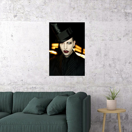 Marilyn Manson Actress Rock Musician Poster Wall Art Print Home Wall Decor