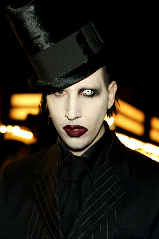 Marilyn Manson Actress Rock Musician Poster Wall Art Print Home Wall Decor