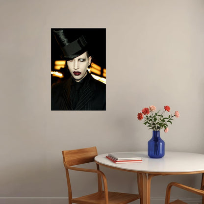 Marilyn Manson Actress Rock Musician Poster Wall Art Print Home Wall Decor