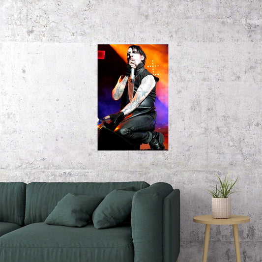 Marilyn Manson Actress Singer Musician Poster Wall Art Print Home Wall Decor