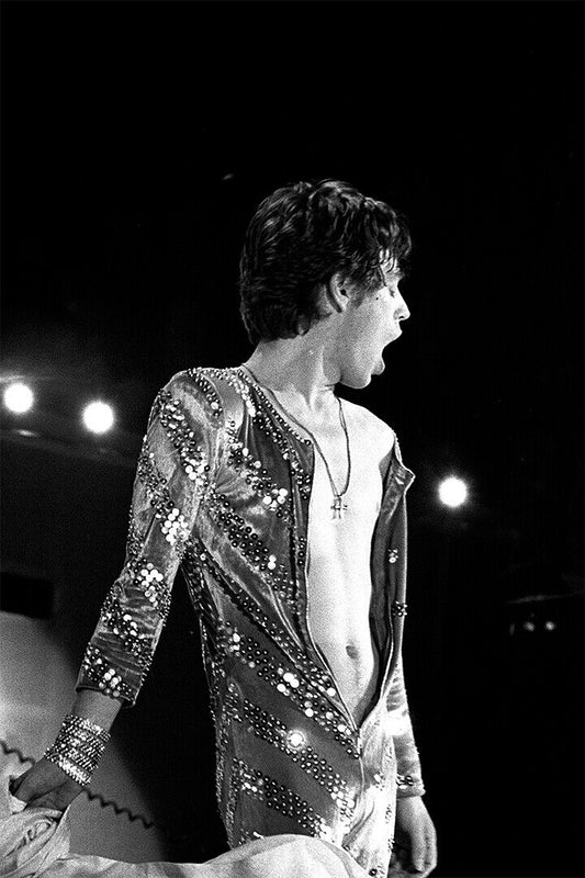 Mick Jagger On Stage Musician Actor Poster Wall Art Print Home Wall Decor