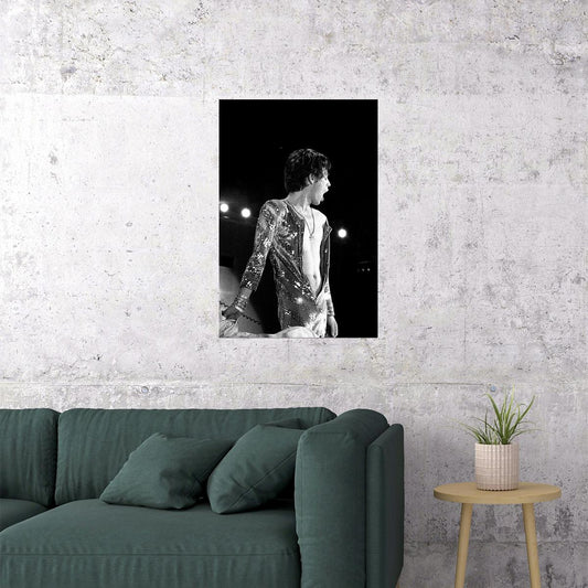 Mick Jagger On Stage Musician Actor Poster Wall Art Print Home Wall Decor