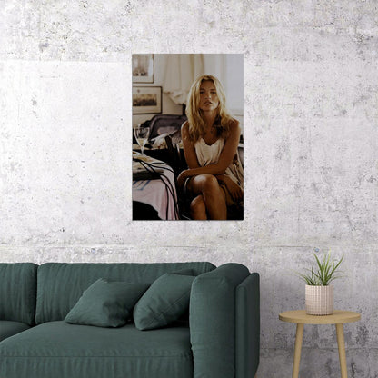 Kate Moss Fashion Model Poster Wall Art Print Home Wall Decor