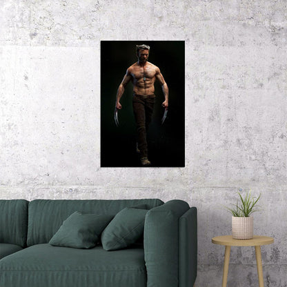 Wolverine Logan 3 2017 Movie Action Drama Poster Wall Art Print Home Wall Decor