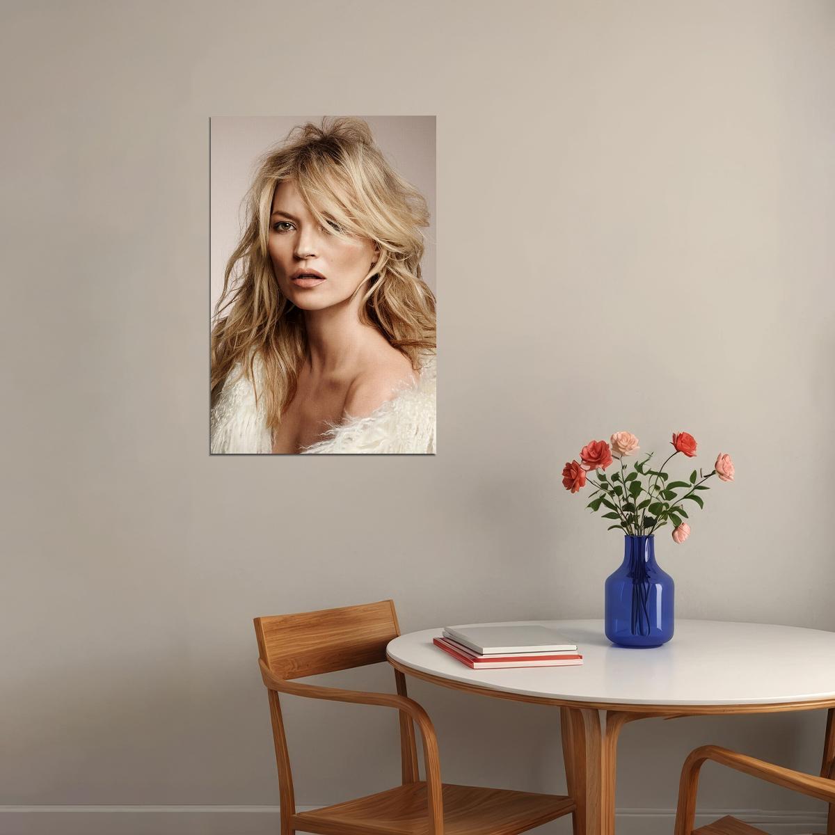Kate Moss British Supermodel Poster Wall Art Print Home Wall Decor
