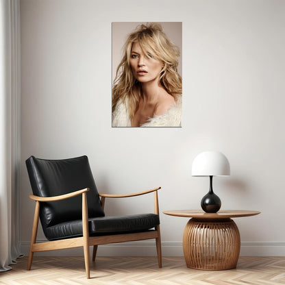 Kate Moss British Supermodel Poster Wall Art Print Home Wall Decor