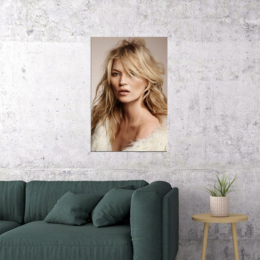 Kate Moss British Supermodel Poster Wall Art Print Home Wall Decor