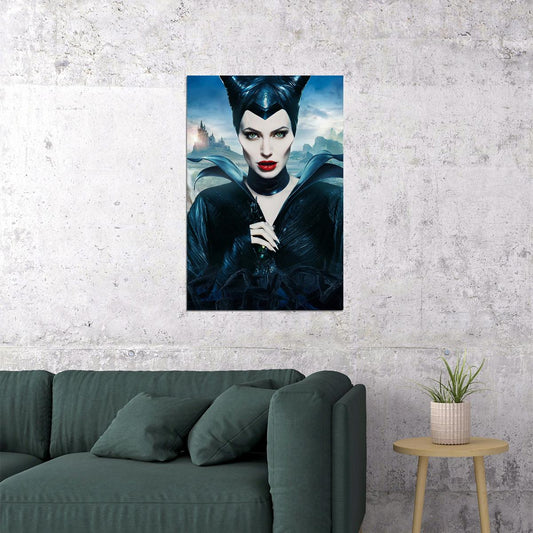 Maleficent Angelina Jolie Movie Action Poster Wall Art Print Home Wall Decor