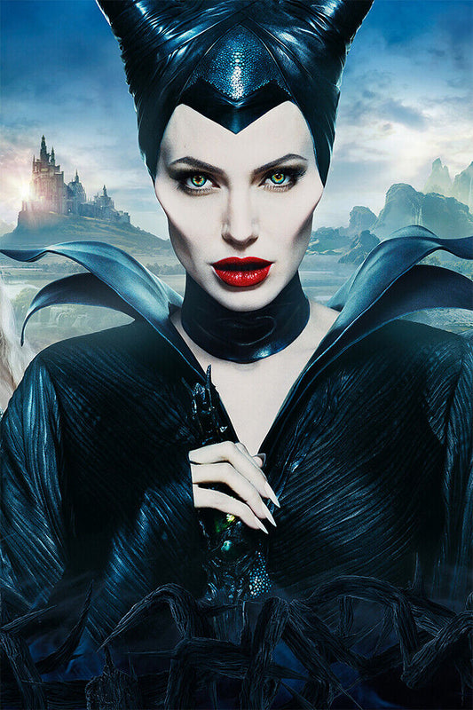 Maleficent Angelina Jolie Movie Action Poster Wall Art Print Home Wall Decor