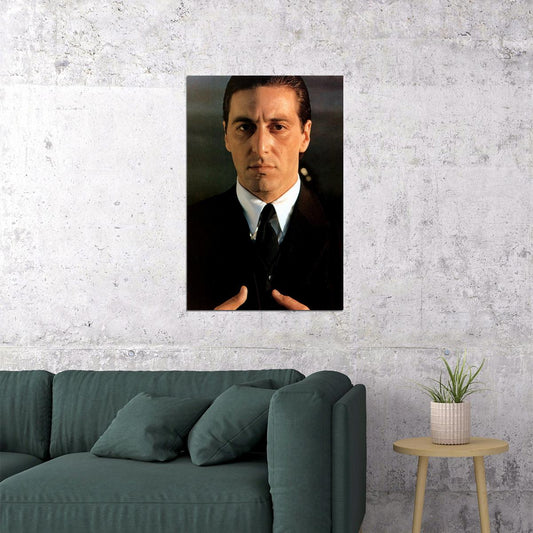 The Godfather Al Pacino Large Movie Crime Poster Wall Art Print Home Wall Decor