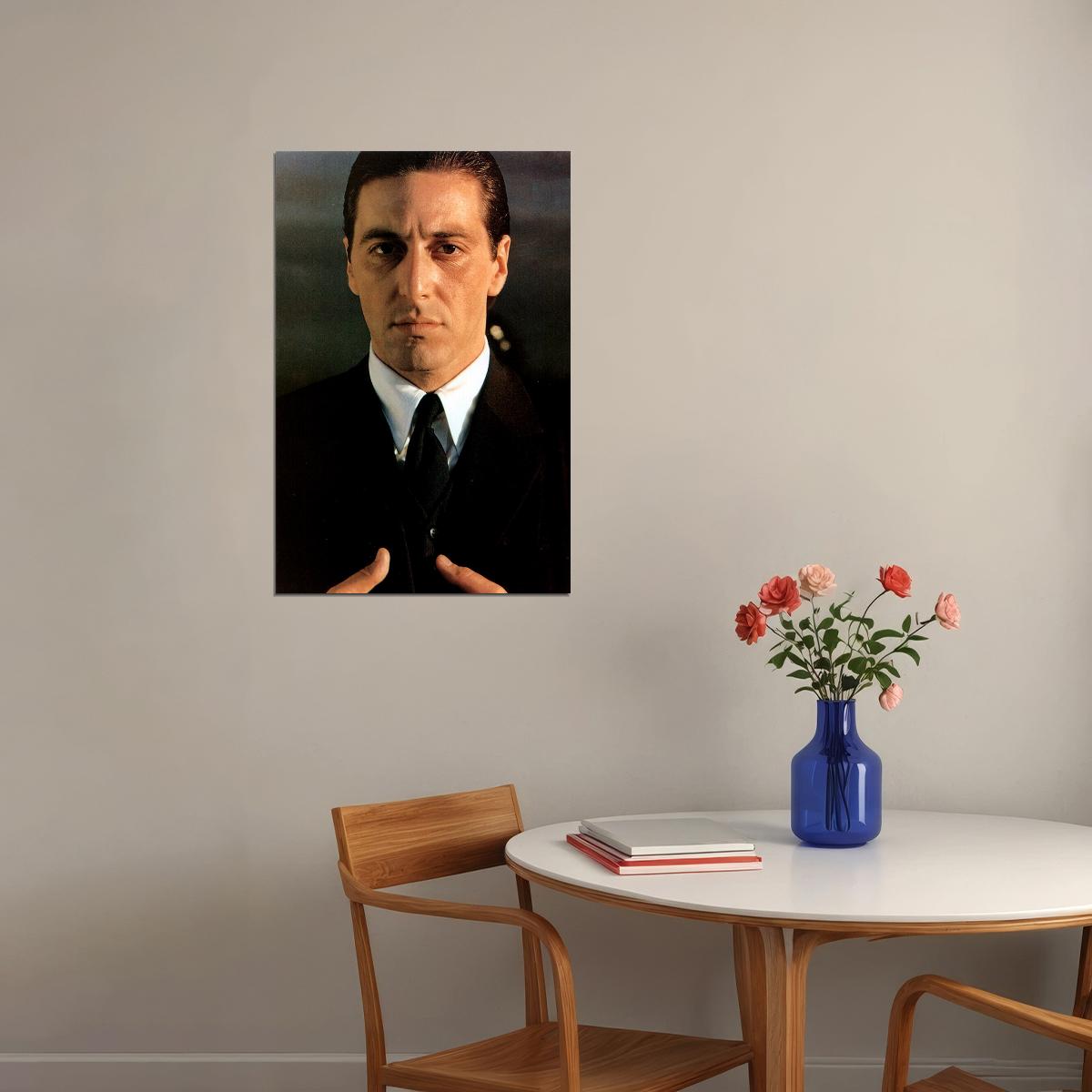 The Godfather Al Pacino Large Movie Crime Poster Wall Art Print Home Wall Decor