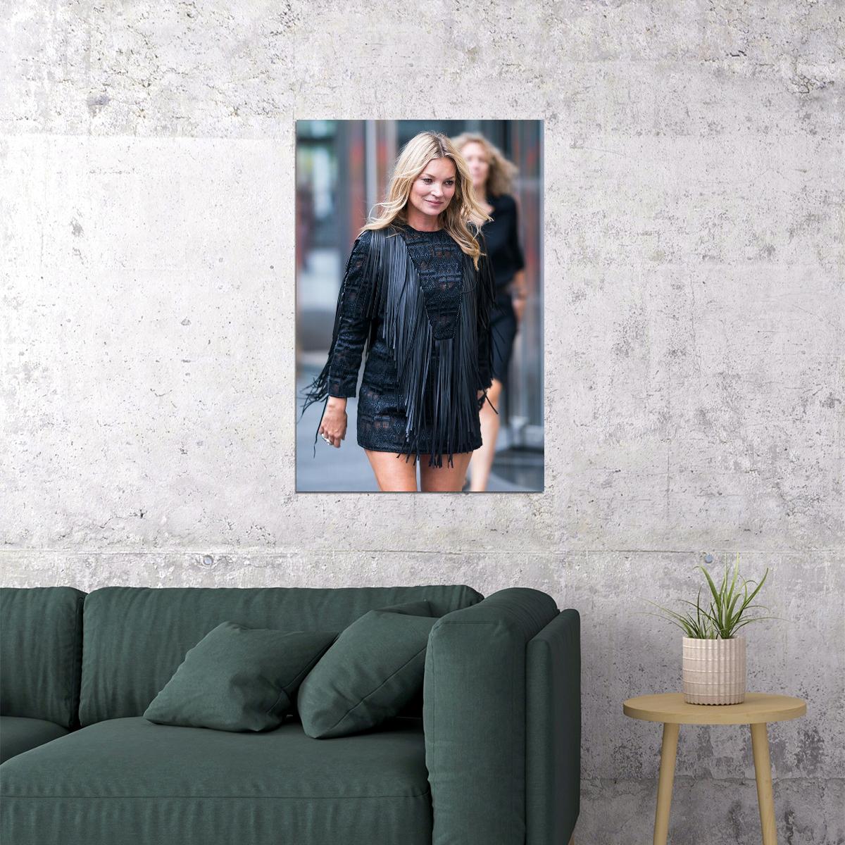 Kate Moss British Supermodel Poster Wall Art Print Home Wall Decor