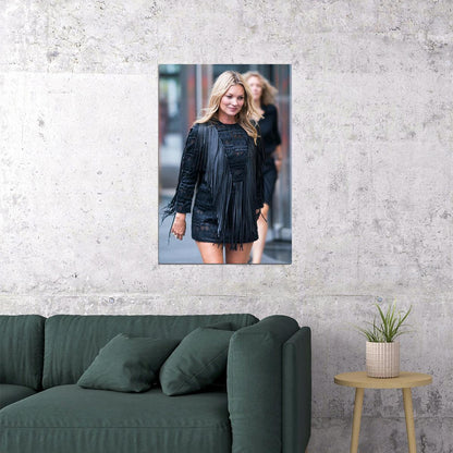 Kate Moss British Supermodel Poster Wall Art Print Home Wall Decor