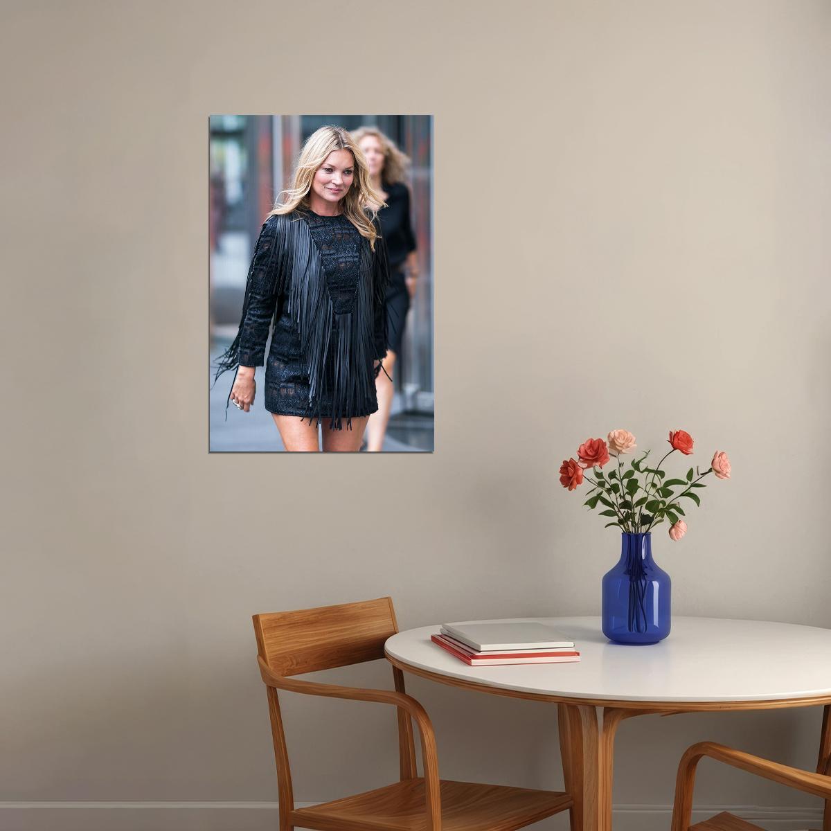 Kate Moss British Supermodel Poster Wall Art Print Home Wall Decor