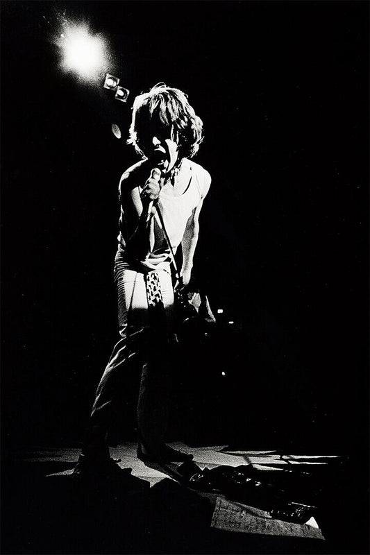 Mick Jagger On Stage Musician Actor Poster Wall Art Print Home Wall Decor