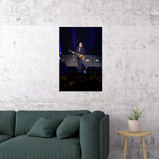 Mccartney Singing At Wings Concert Music Poster Wall Art Print Home Wall Decor