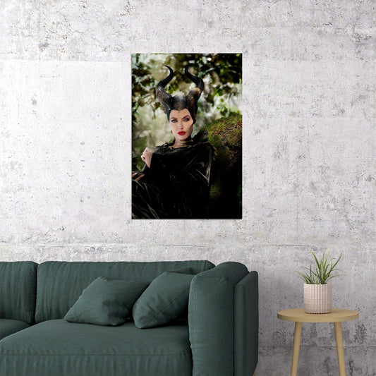 Maleficent Angelina Jolie Movie Action Poster Wall Art Print Home Wall Decor