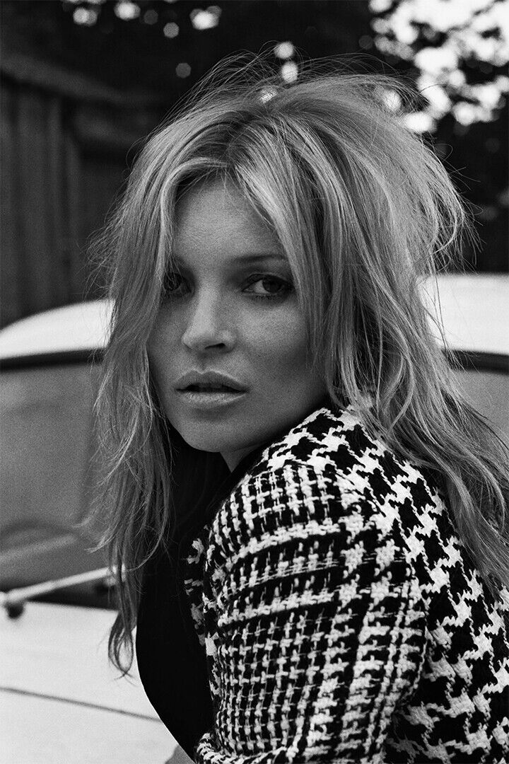 Kate Moss Artist Supermodel Fashion Poster Wall Art Print Home Wall Decor