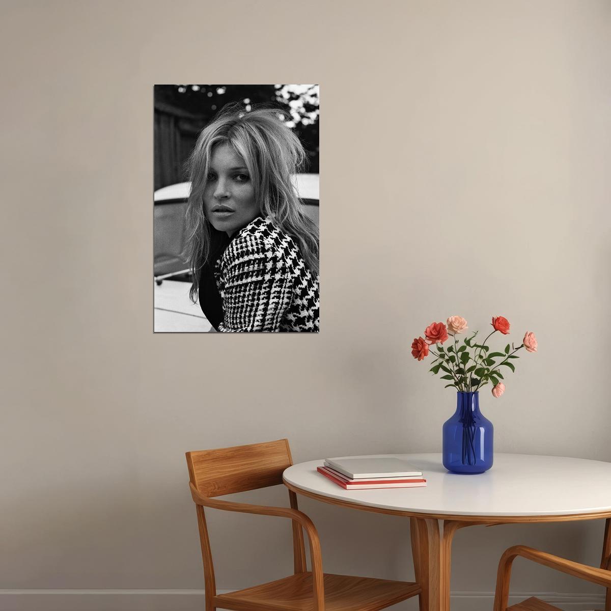 Kate Moss Artist Supermodel Fashion Poster Wall Art Print Home Wall Decor