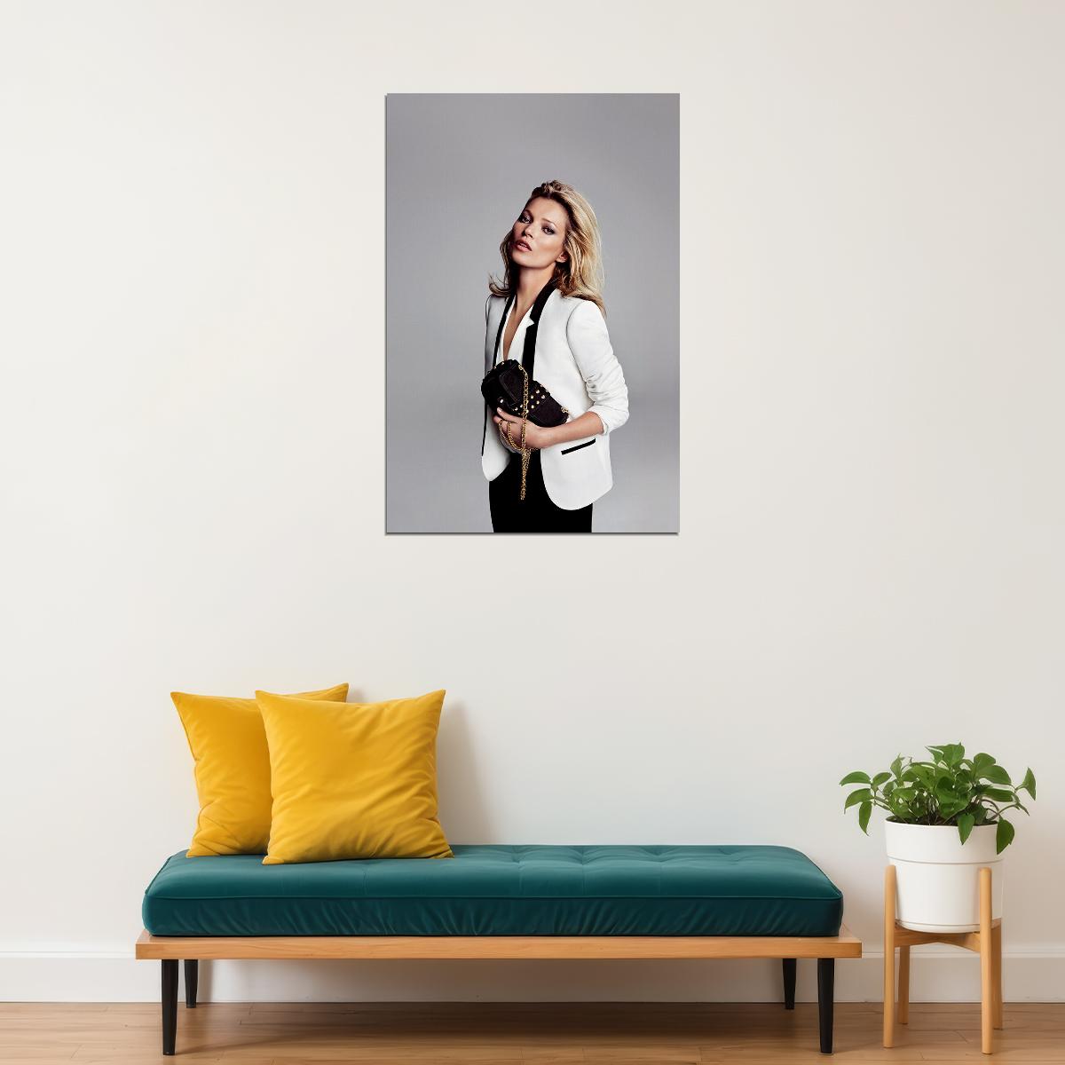 Kate Moss Model And Idol Poster Wall Art Print Home Wall Decor