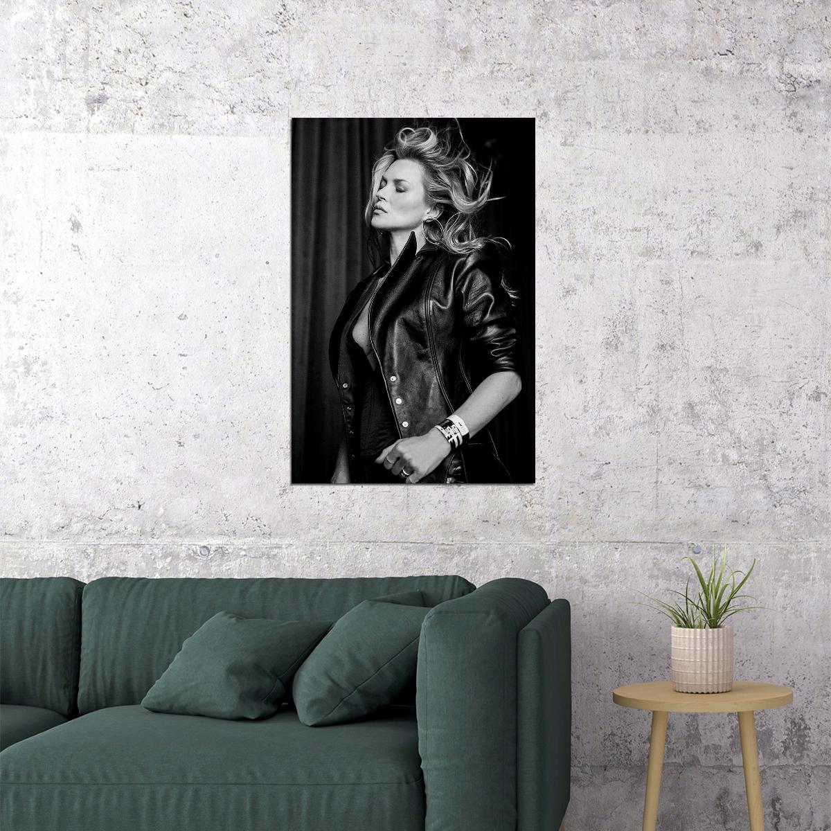 Kate Moss Artist Supermodel Fashion Poster Wall Art Print Home Wall Decor