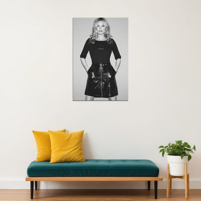Kate Moss Model Artist Fashion Icon Poster Wall Art Print Home Wall Decor
