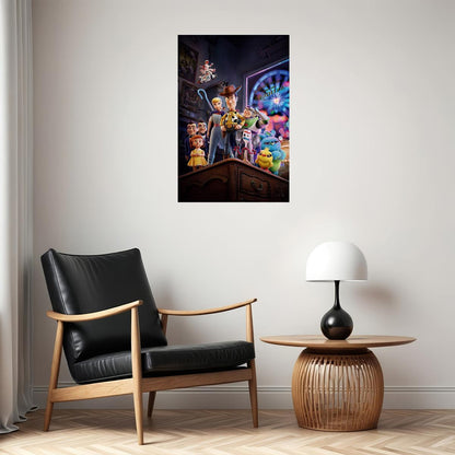 Toy Story Woody Buzz Animaiton Movie Poster Wall Art Print Home Wall Decor