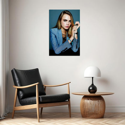 Cara Delevingne Model Actress Poster Wall Art Print Home Wall Decor